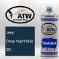 Preview: Jeep, Deep Night Blue, 2D: 400ml Sprühdose, von ATW Autoteile West.